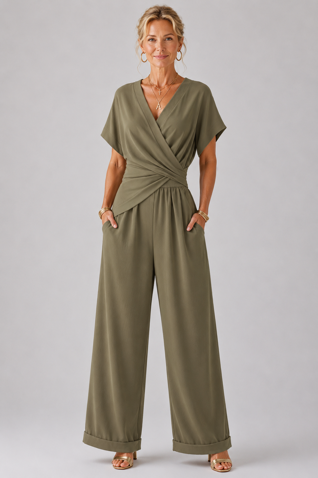 Conjunto Elegante de Duas Peças