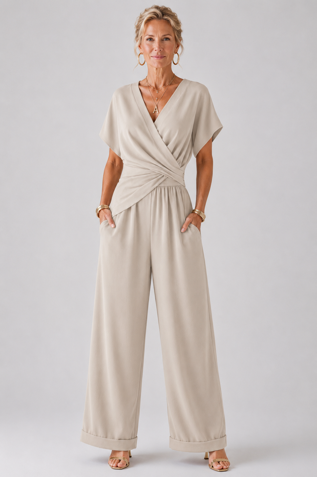 Conjunto Elegante de Duas Peças